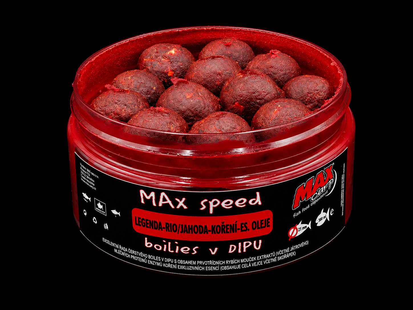 Dipované Boilies LEGENDA-RIO